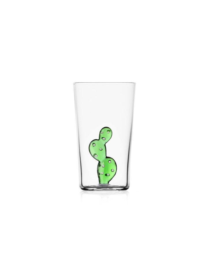 Long Drink Cactus Green Taille 7,5X7,5X13Cm