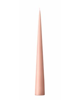 Cone Candle Rosy Caramel Rose clair 37Cm