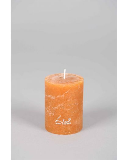 Bougie Rustique Luz Your Senses Ambre Ø6Xh8Cm