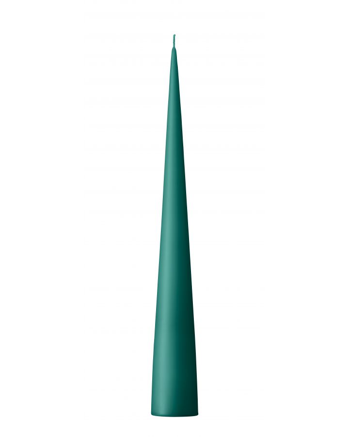 Cone Candles, 57 Teal Tan 37Cm