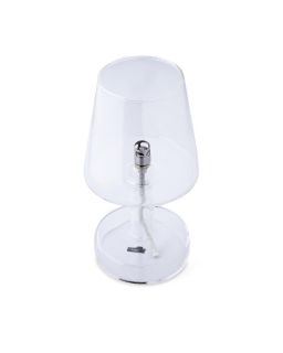 Lampe A Huile Salon Clair ,VerreAcier ChroméMêche Fibre De Verre, Diam 11 Cm