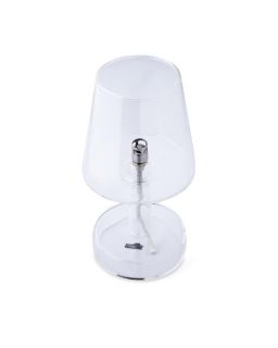 Lampe A Huile Salon Clair ,VerreAcier ChroméMêche Fibre De Verre, Diam 11 Cm