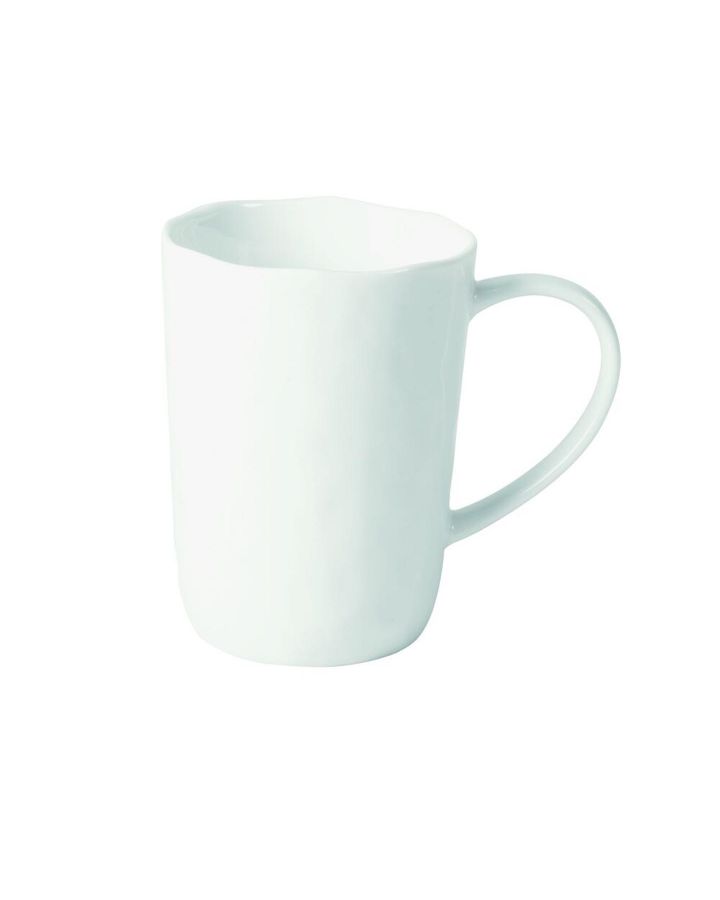 Porcelino White Mug Porcelaine Ø8 X H11Cm