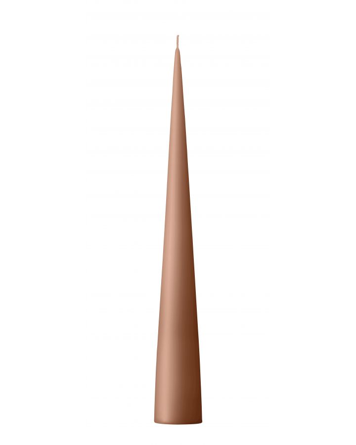 Cone Candles, 72 Terra Cota 37Cm